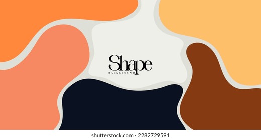 colored geometric shapes. Liquid color background design. Liquid composition.
