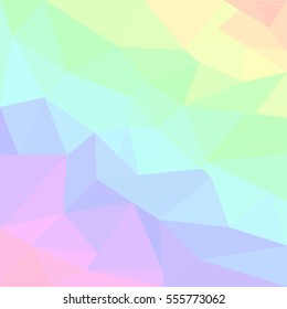 Colored geometric texture. Colorful template for your design. Background of triangles. Geometric style. Abstract futuristic rainbow. 