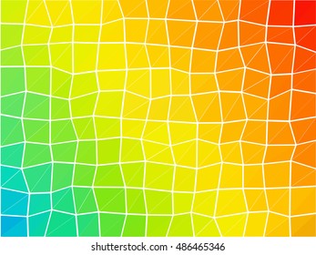colored geometric time mosaic