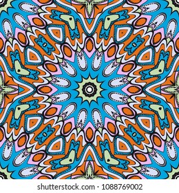 colored geometric vector pattern. Vector illustration. ideal for creative and decorative projects