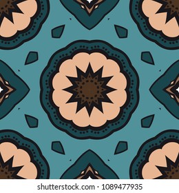 colored geometric vector pattern. Vector illustration. ideal for creative and decorative projects