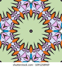 colored geometric vector pattern. Vector illustration. ideal for creative and decorative projects