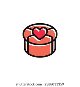 colored gifts icons, perfect icon, illustration