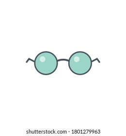 Colored glasses icon on a white background. Intelligence icon. Business. Vector EPS10