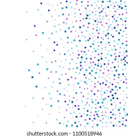 Colored glitter confetti vector. Fallen glitter vector background. Colored bright explosion for invitation card. New year, christmas, wedding, anniversary celebration template. Elegant luxury design.
