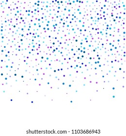 Colored glitter confetti vector. Fallen glitter vector background. Colored bright explosion for invitation card. New year, christmas, wedding, anniversary celebration template. Elegant luxury design.