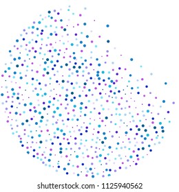 Colored glitter confetti vector. Fallen glitter vector background. Colored bright explosion for invitation card. New year, christmas, wedding, anniversary celebration template. Elegant luxury design.