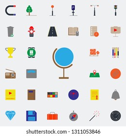 colored globe icon. Web icons universal set for web and mobile