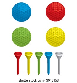 Colored Golf Balls