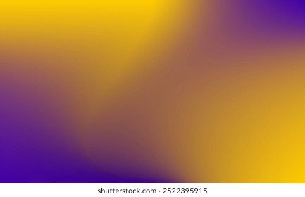 Colored gradient abstract background. Soft motion yellow and violet purple color. Blurred liquid texture display