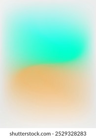 Fundo abstrato de gradiente colorido. Cor azul ciano e chocolate macio. Textura fluida turva