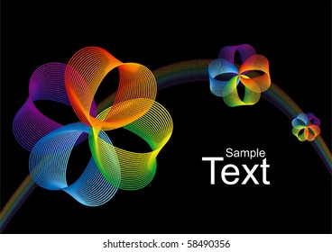 Colored gradient background