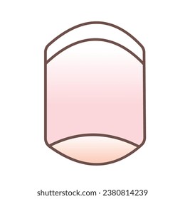 isolated pink icon vector