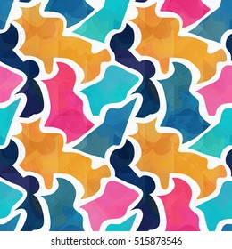 colored graffiti seamless texture vector illustration