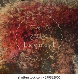 Colored grunge rock texture. Vector EPS 10.