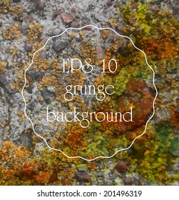 Colored grunge rock texture. Vector EPS 10.