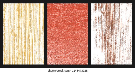 Colored grunge texture. Set of different colors abstract background for your design. Colorful wallpaper elements. Vector illustration,eps 10.