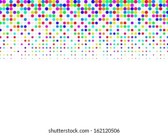 Colored halftone background