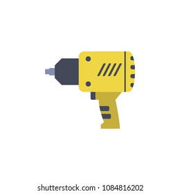 colored hand drill illustration. Element of construction tools for mobile concept and web apps. Detailed hand drill illustration can be used for web and mobile. Premium icon on white background