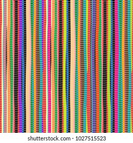 Colored handmade rag rug carpet