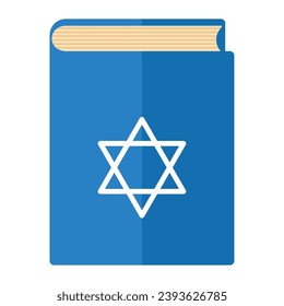 Colored hanukkah torah icon Vector illustration