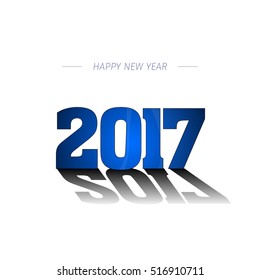 Colored happy new year background, Vector illustration