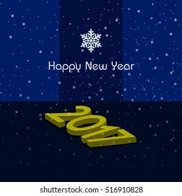 Colored happy new year background, Vector illustration
