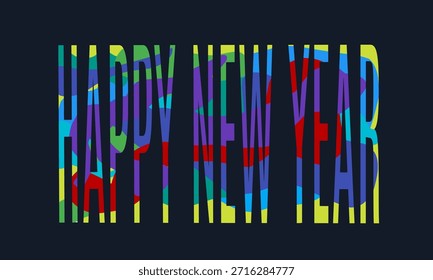 tipografía de Feliz Año Nuevo
