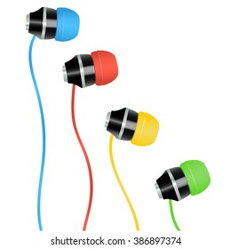 Colored headphones