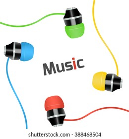 Colored headphones