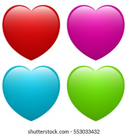 Heart Shape Set Stock Vector (Royalty Free) 541717288