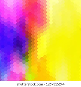 Colored hexagon abstract background. template for presentation.