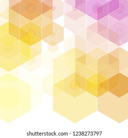 colored hexagon background. polygonal style. eps 10