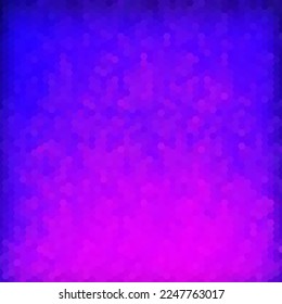 Colored hexagon background. polygonal style. Presentation layout.