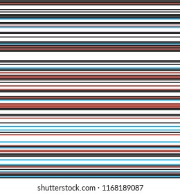 colored horizontal lines with same thickness