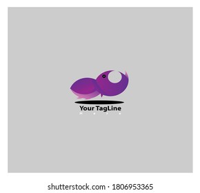 Colored Horn Beetle Logo Eps 10
