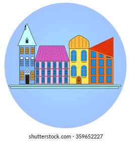colored houses