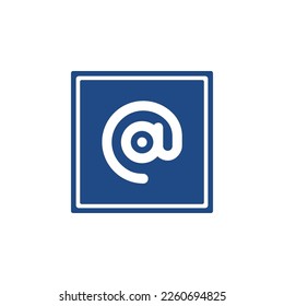 Icono coloreado o botón comercial en un símbolo con fondo