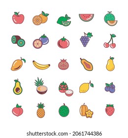 Colored Icon Series Fruit Icon
