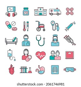 Colored Icon Series Health Icons