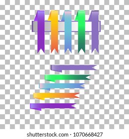 Colored icons design. Vector Illustration.