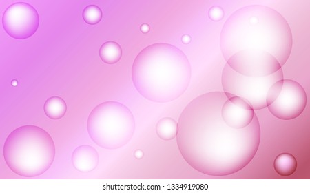Colored illustration with blurred circles. For creative templates, cards, color covers set. Color Vector illustration