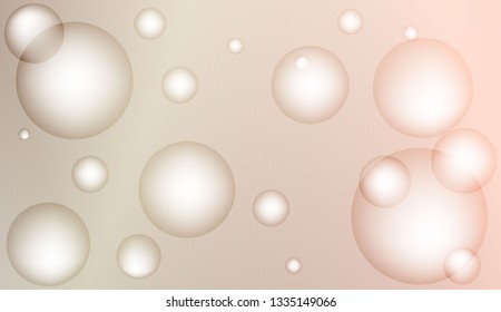 Colored illustration with blurred circles. For creative templates, cards, color covers set. Color Vector illustration