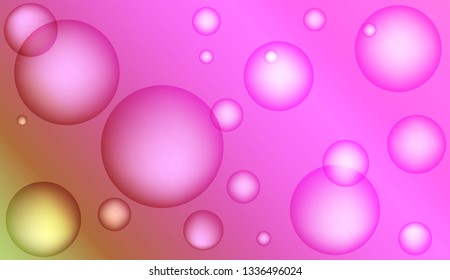 Colored illustration with blurred circles. For creative templates, cards, color covers set. Color Vector illustration