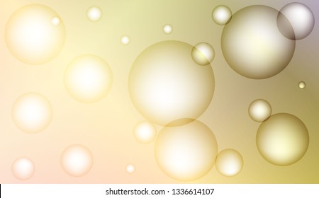 Colored illustration with blurred circles. For creative templates, cards, color covers set. Color Vector illustration