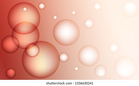 Colored illustration with blurred circles. For creative templates, cards, color covers set. Color Vector illustration