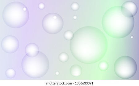 Colored illustration with blurred circles. For creative templates, cards, color covers set. Color Vector illustration