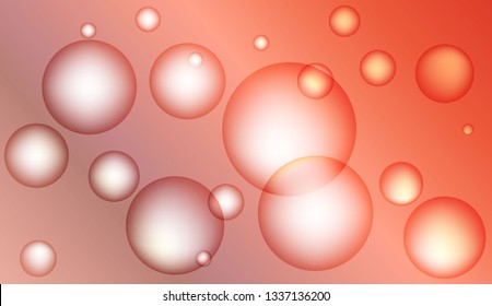 Colored illustration with blurred circles. For creative templates, cards, color covers set. Color Vector illustration