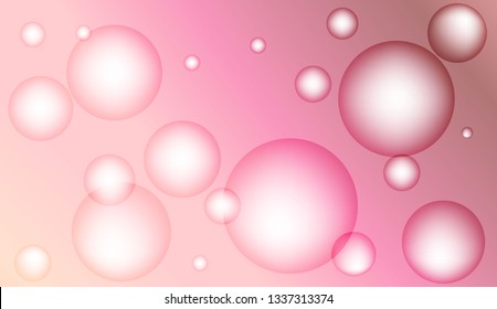 Colored illustration with blurred circles. For creative templates, cards, color covers set. Color Vector illustration