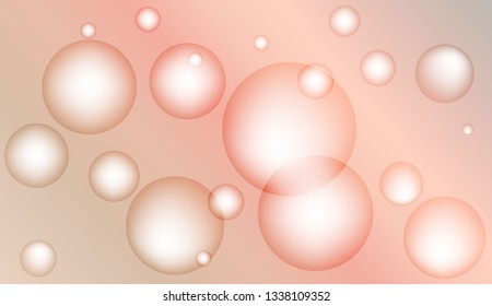 Colored illustration with blurred circles. For creative templates, cards, color covers set. Color Vector illustration